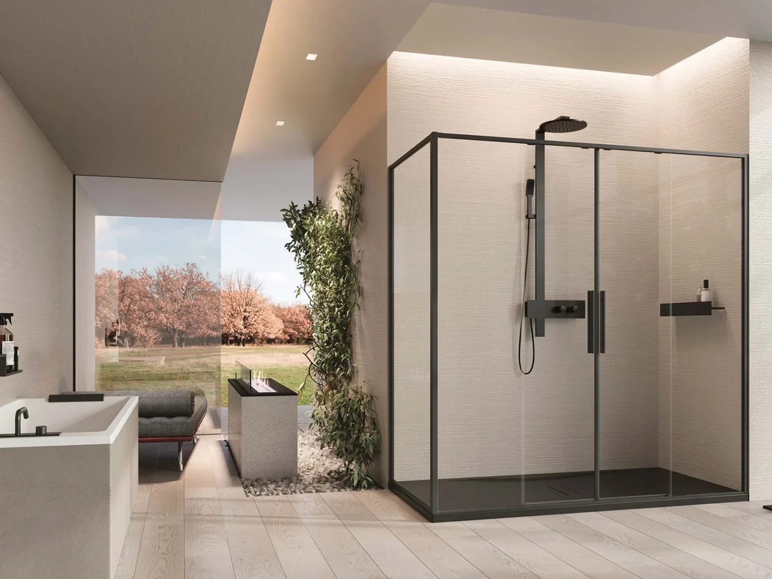Modern banyo tasarımı